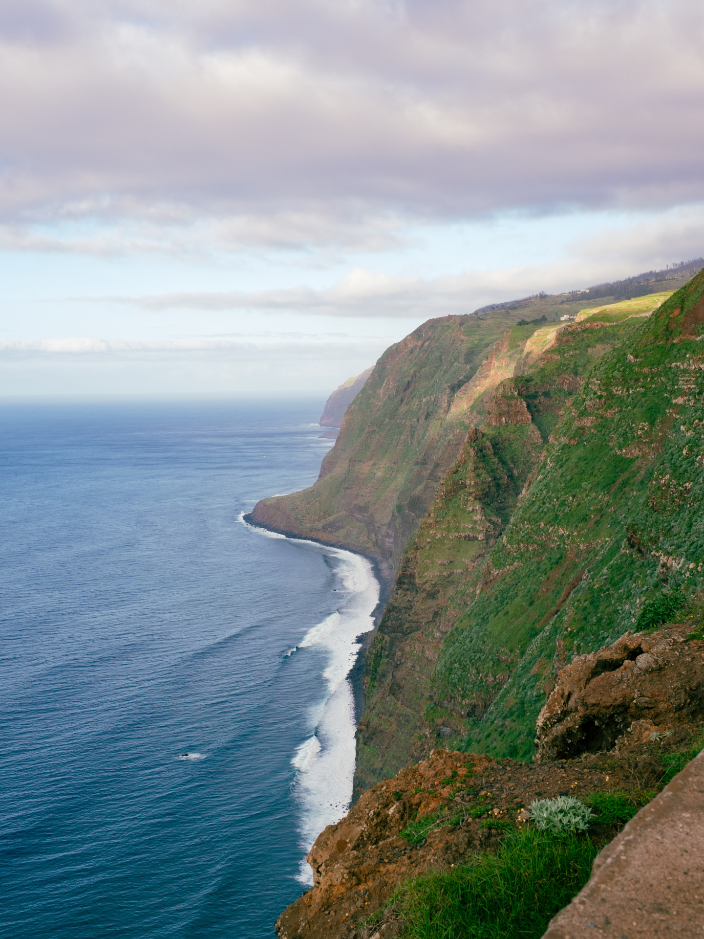 Dramatic Coastal Cliffs near Ponta do Pargo, Madeira
