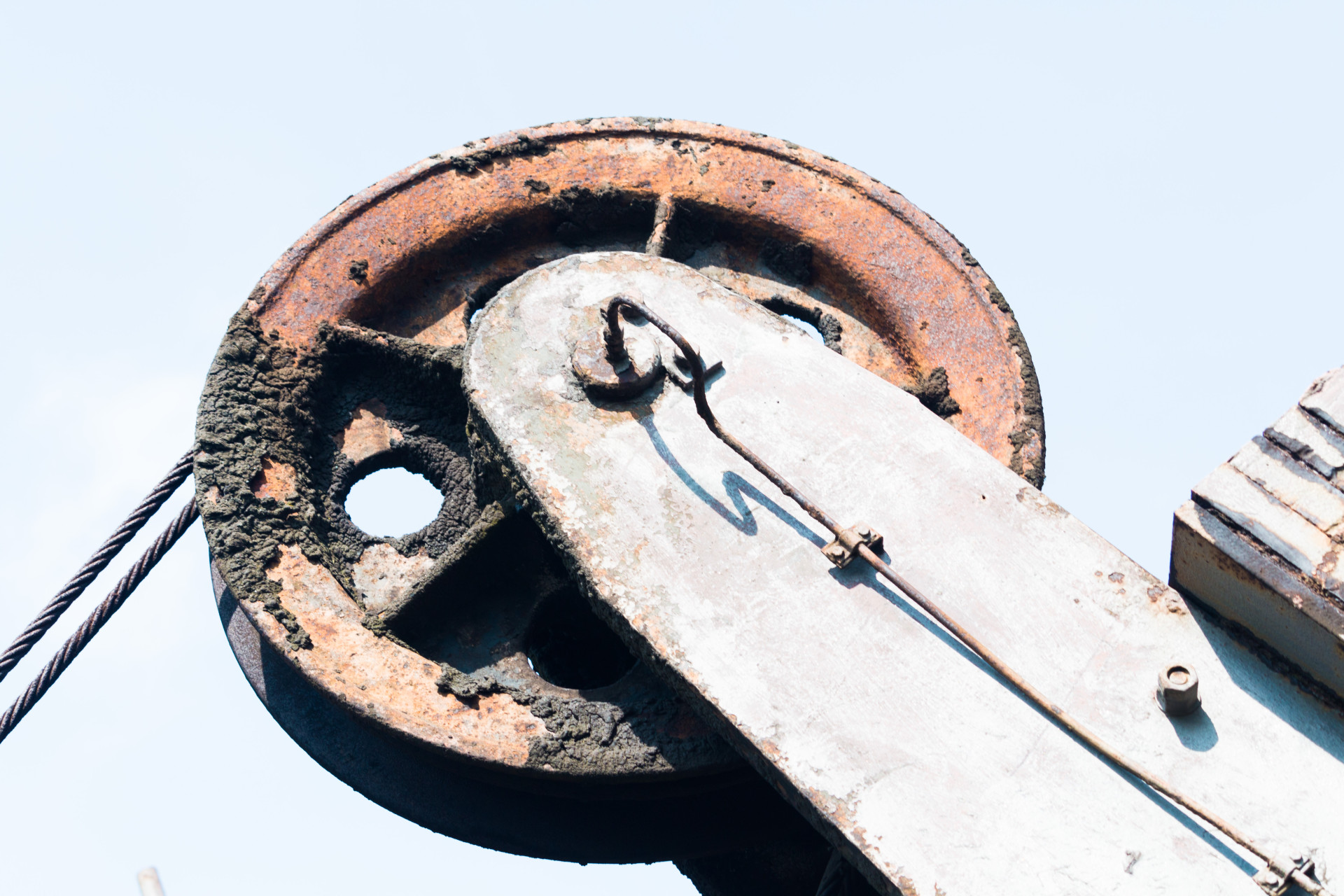 Rusty Industrial Pulley