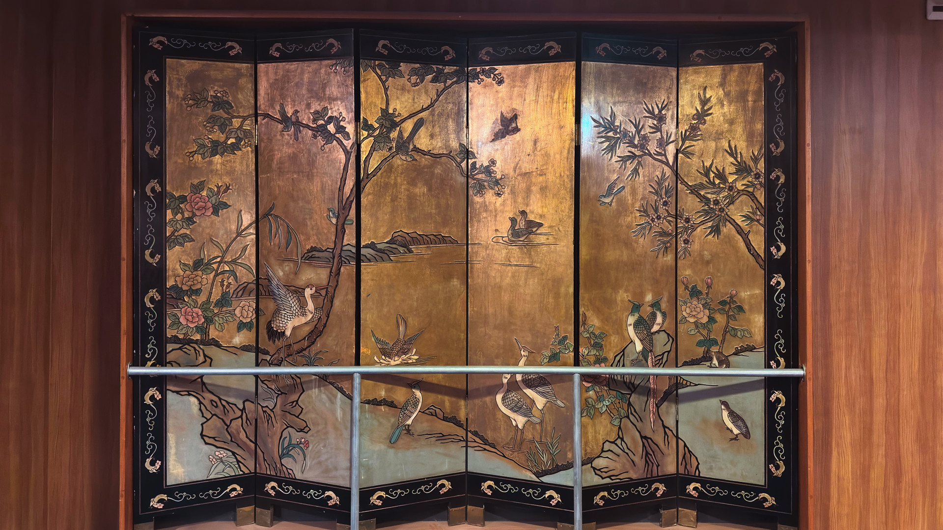 Ornate Asian-Inspired Decorative Panel