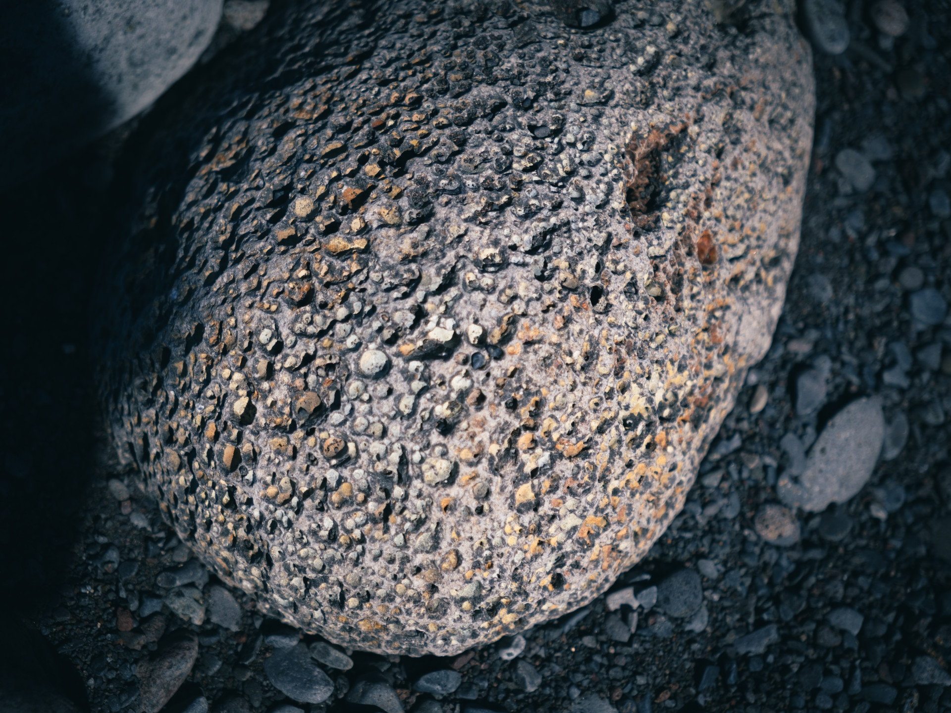 Weathered Vesicular Basalt on Madeira Coast