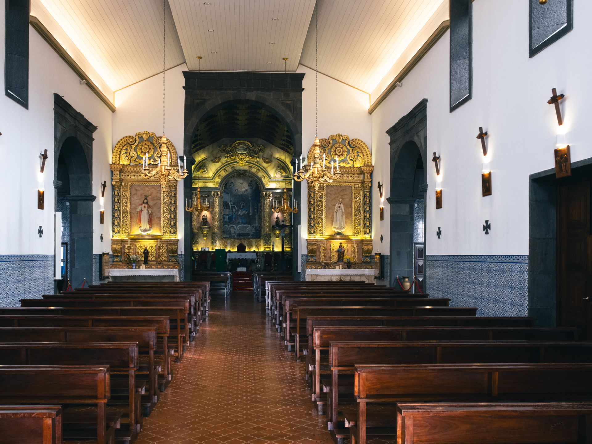 Interior of Igreja Matriz de São Vicente, Madeira
