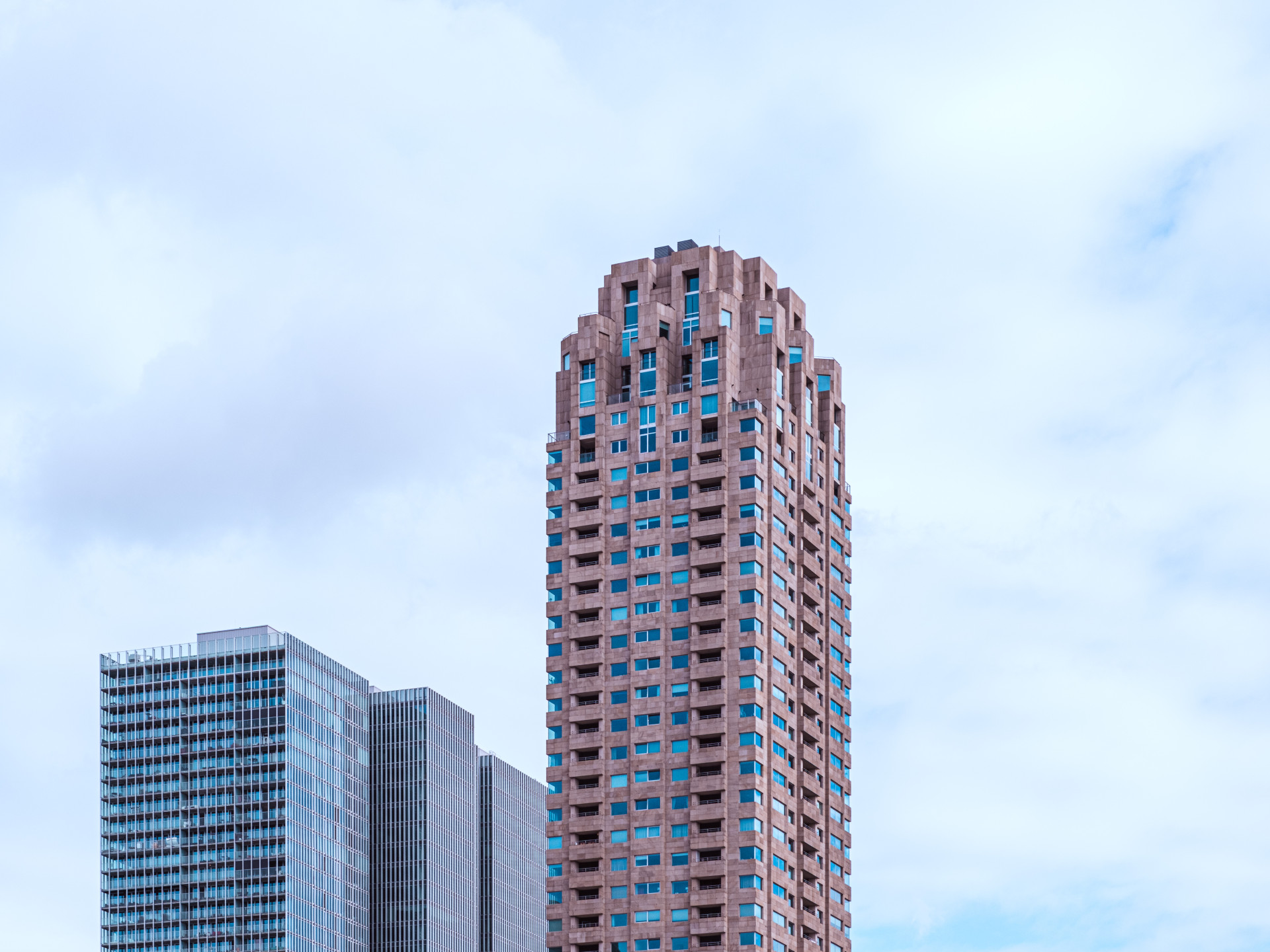 Rotterdam Skyscraper Skyline