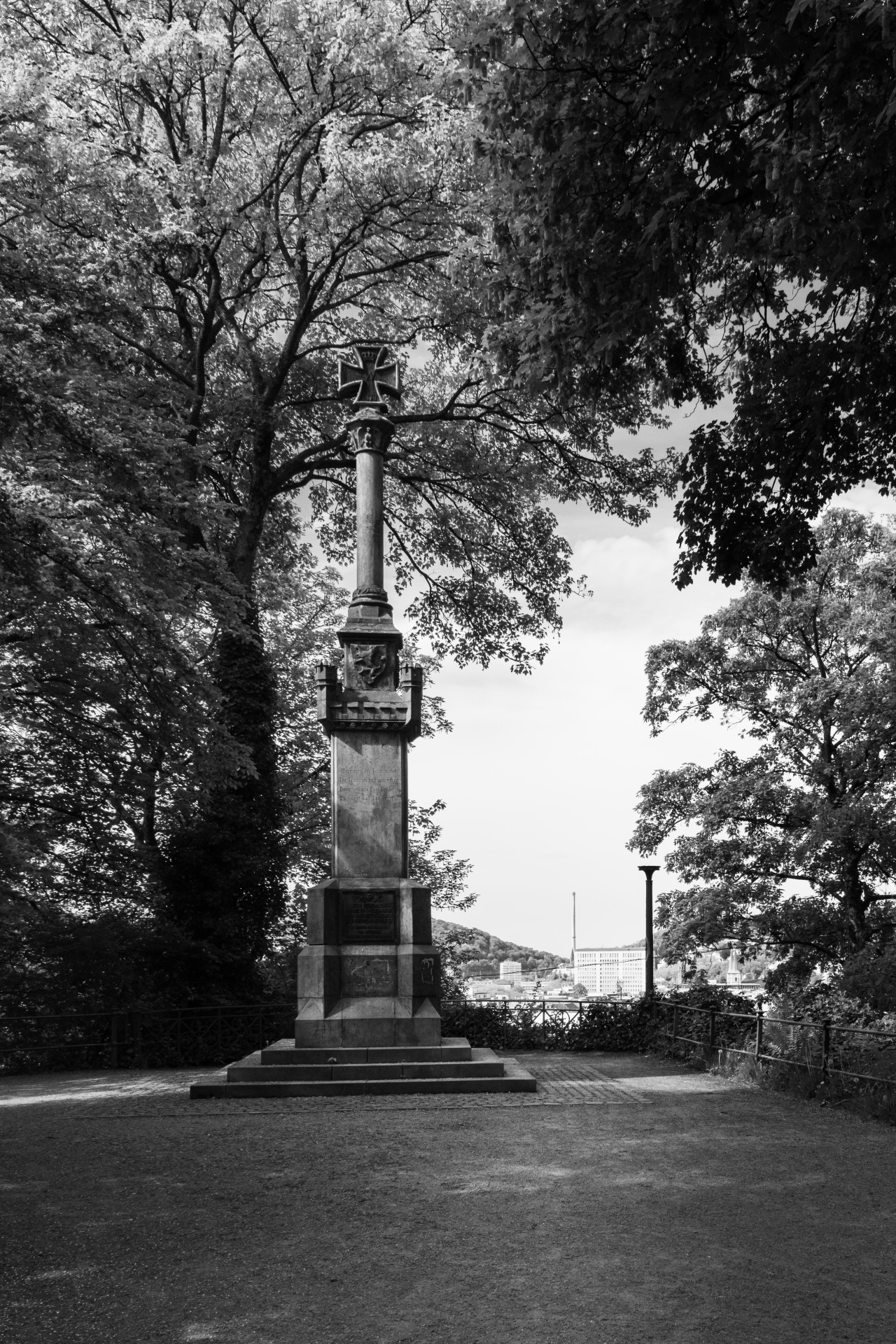Kriegerdenkmal (War Memorial) in Wuppertal's Hardt Park
