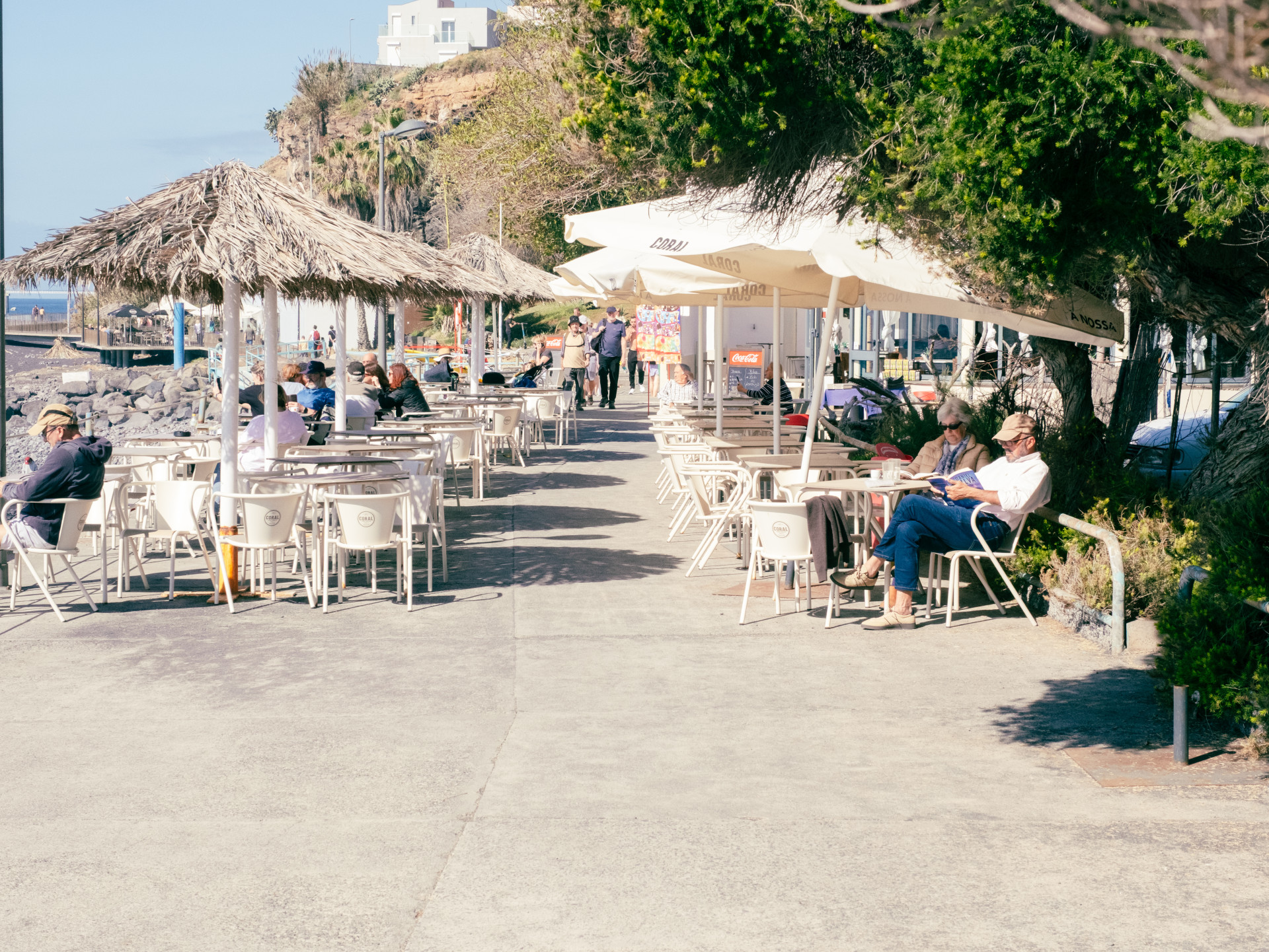 Lido Promenade Cafe Scene, Funchal, Madeira