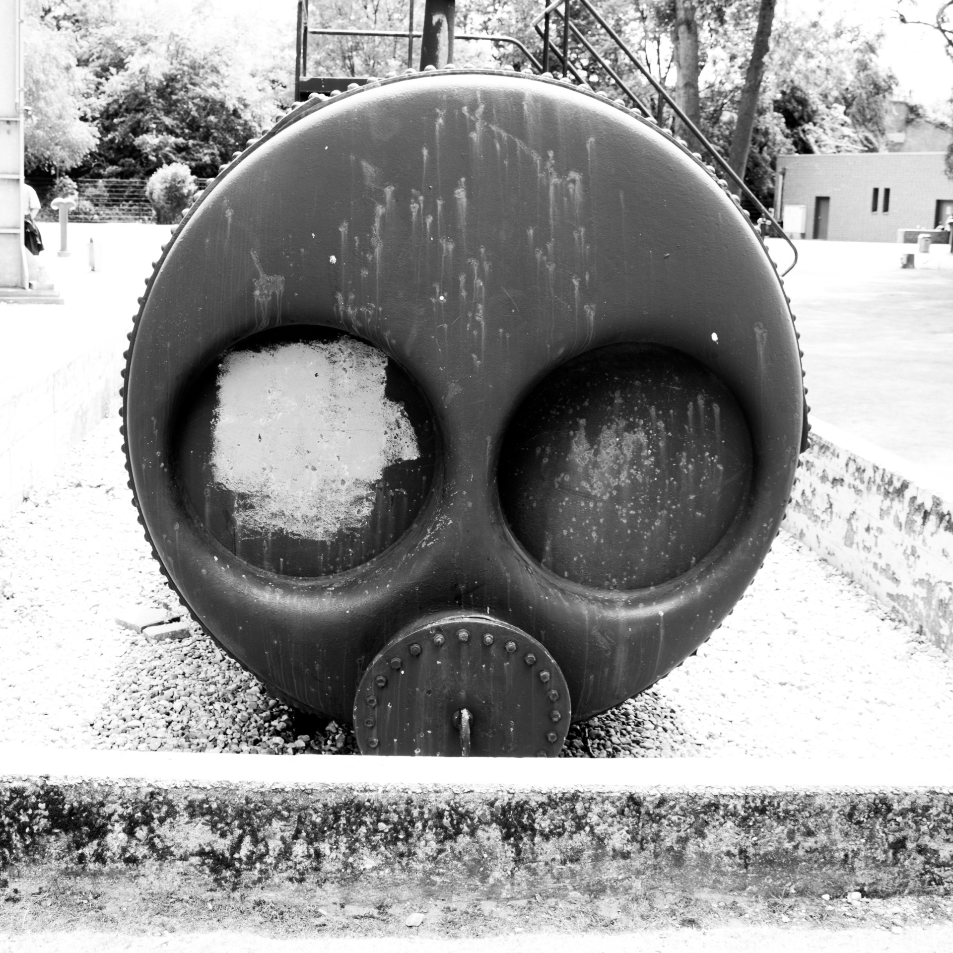 Industrial Tank with a Face