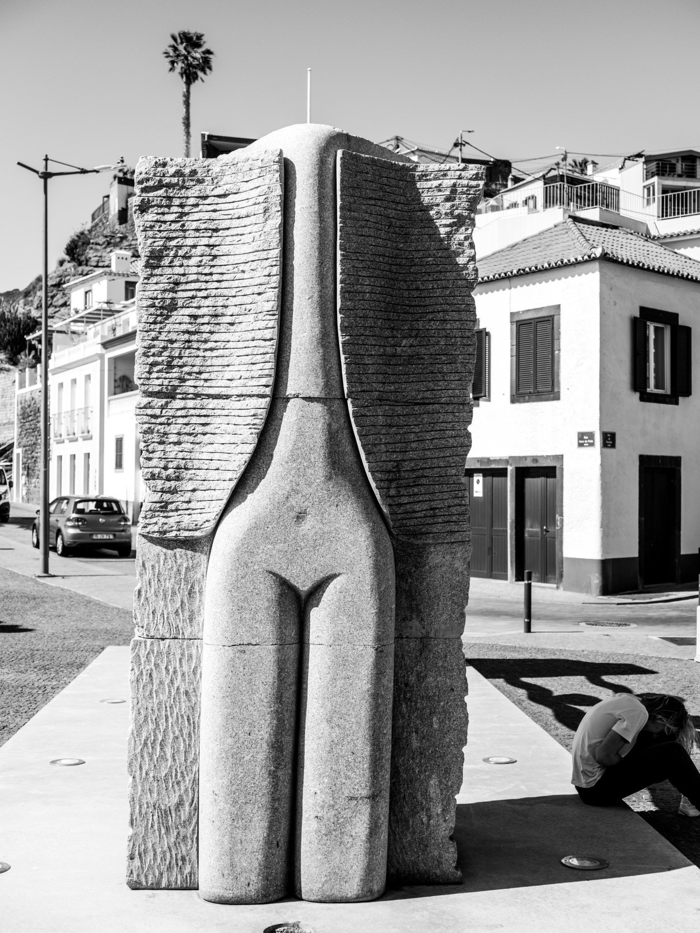 Abstract Stone Sculpture, Largo do Corpo Santo, Funchal