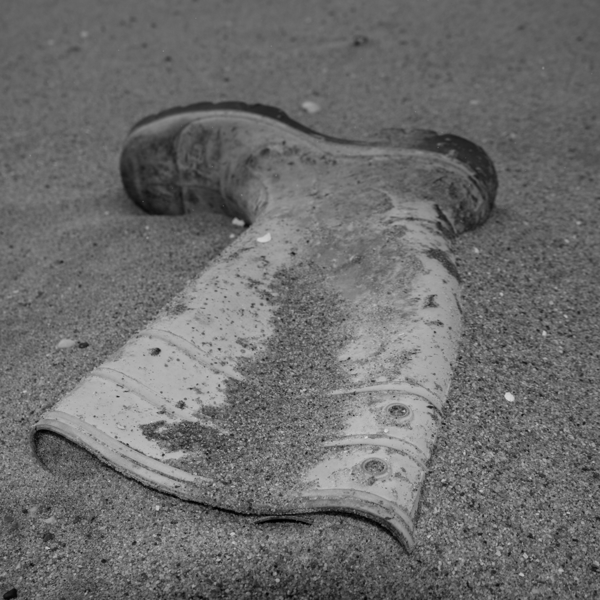 Abandoned Boot in Sand