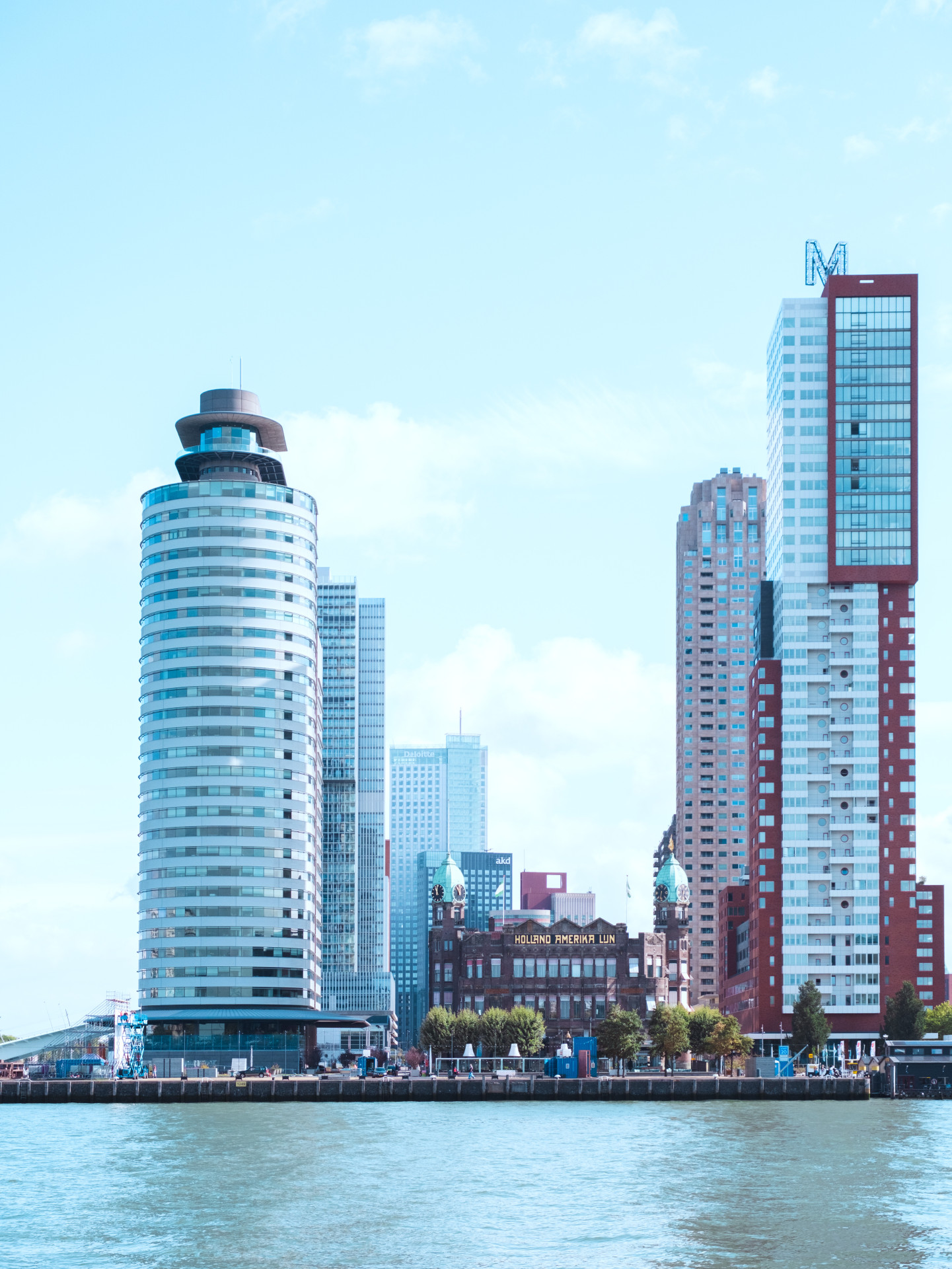 Skyline of Modern Rotterdam