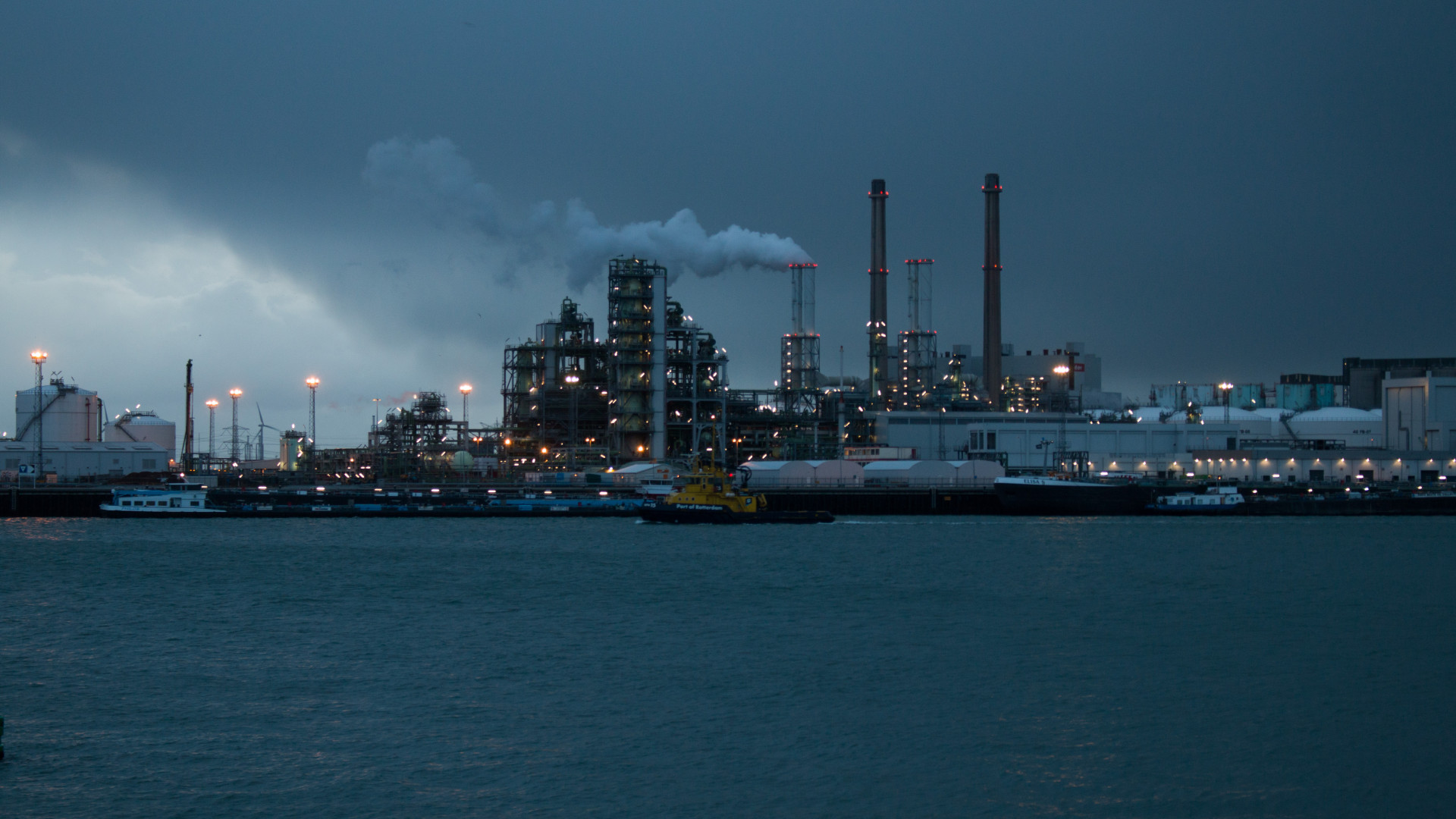 Industrial Skyline at Maasvlakte 2