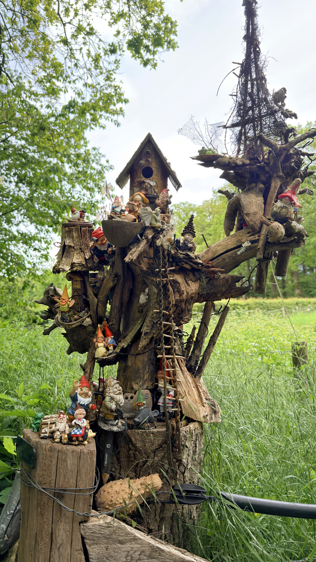 Whimsical Gnome & Fairy Treehouse, Landgoed Hackfort