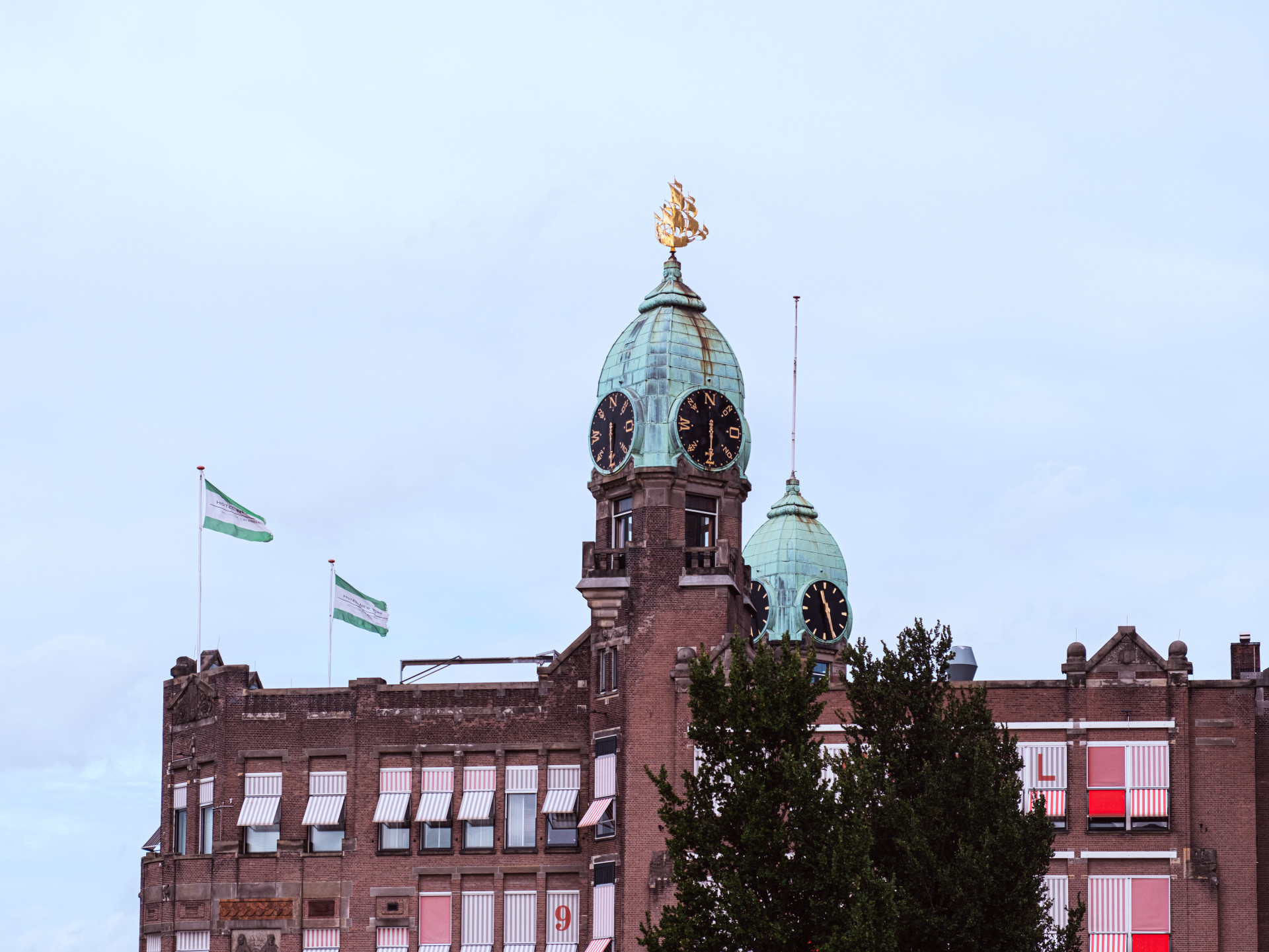 Historic Building with Clock Towers