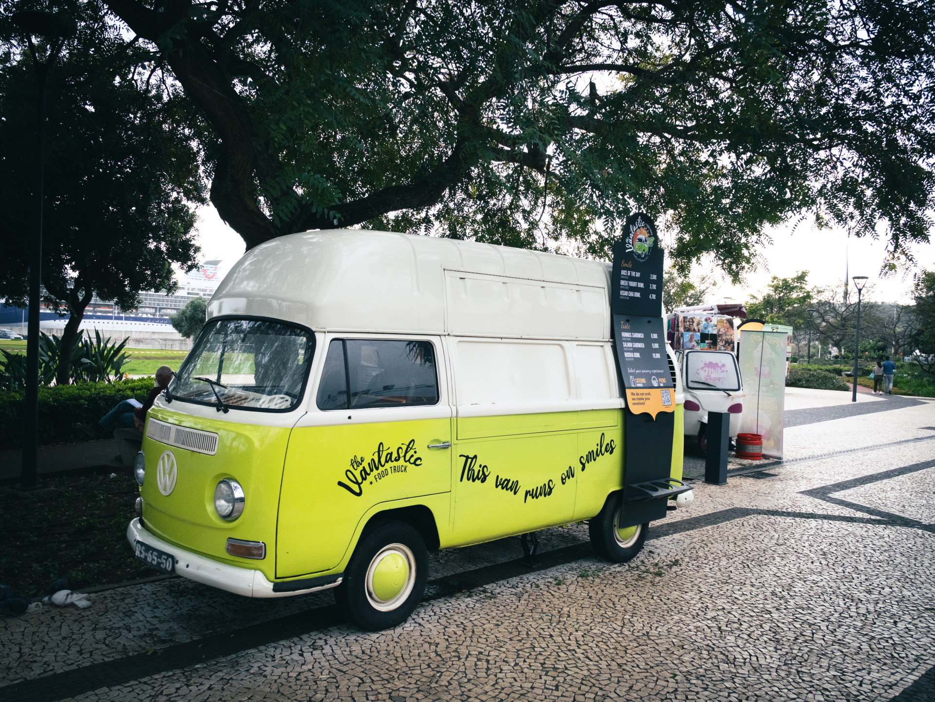 Vintage VW Type 2 Food Truck, Funchal Harbor