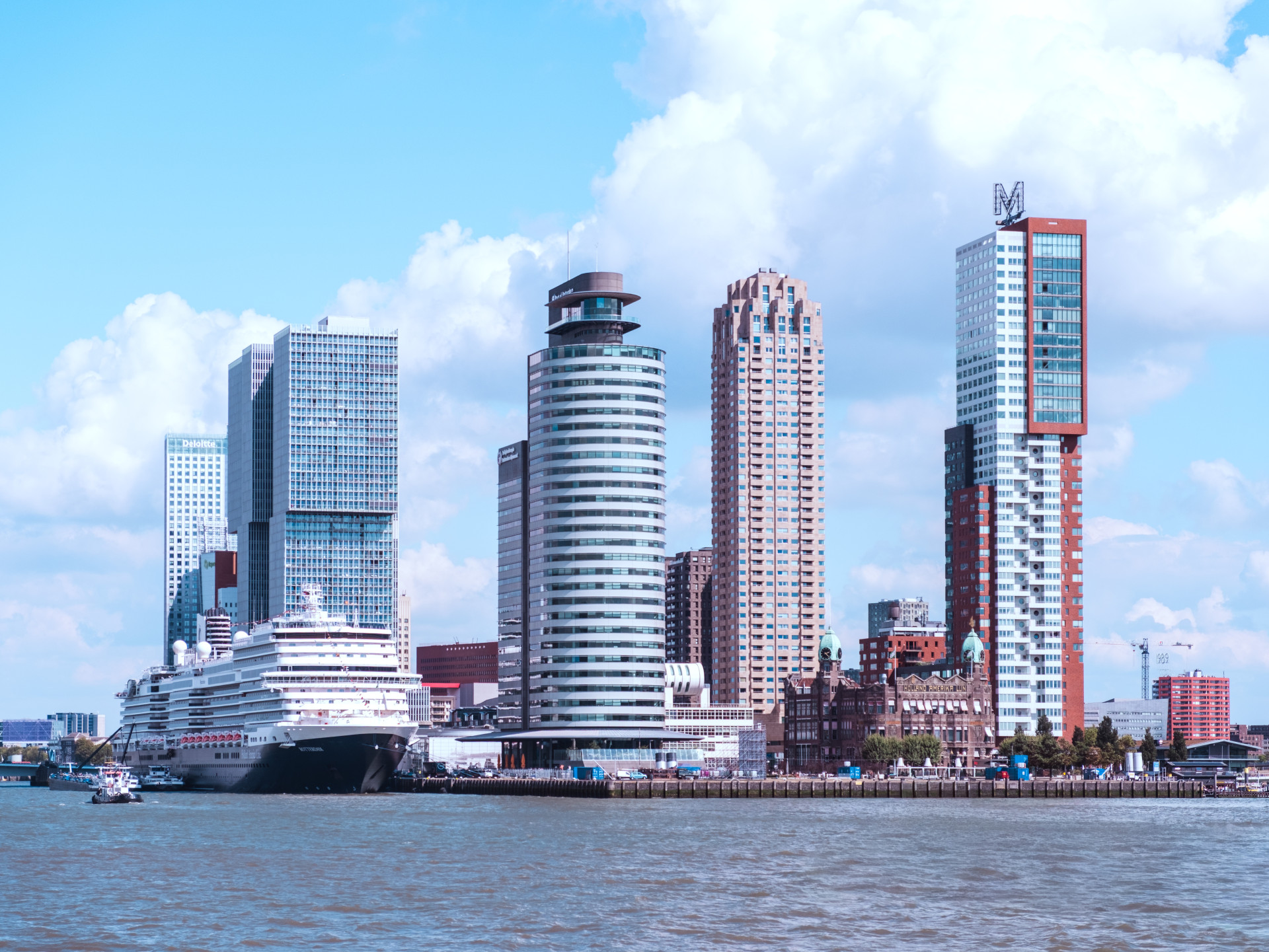 Skyline of Modern Rotterdam