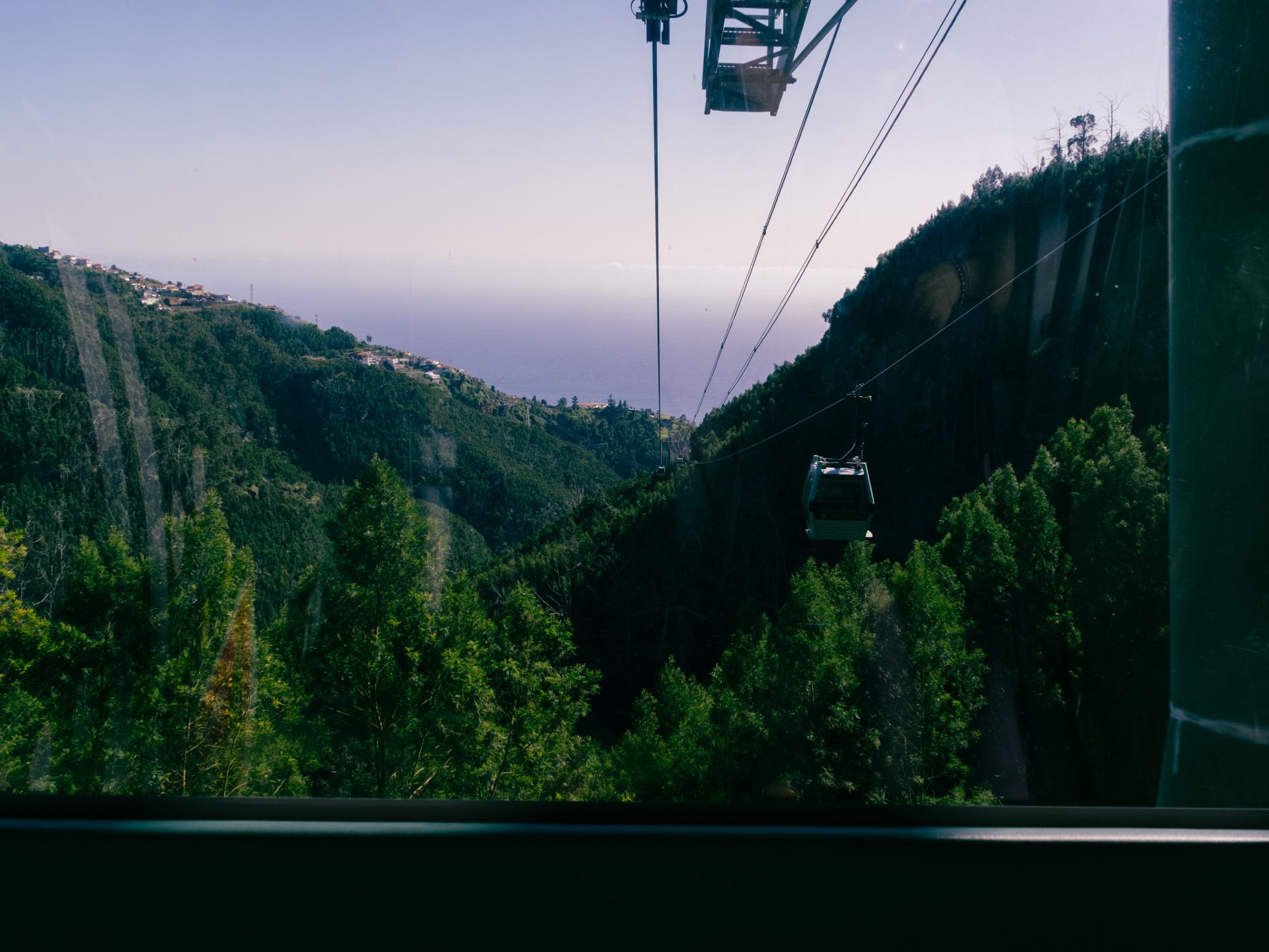 Funchal Cable Car Over João Gomes Valley