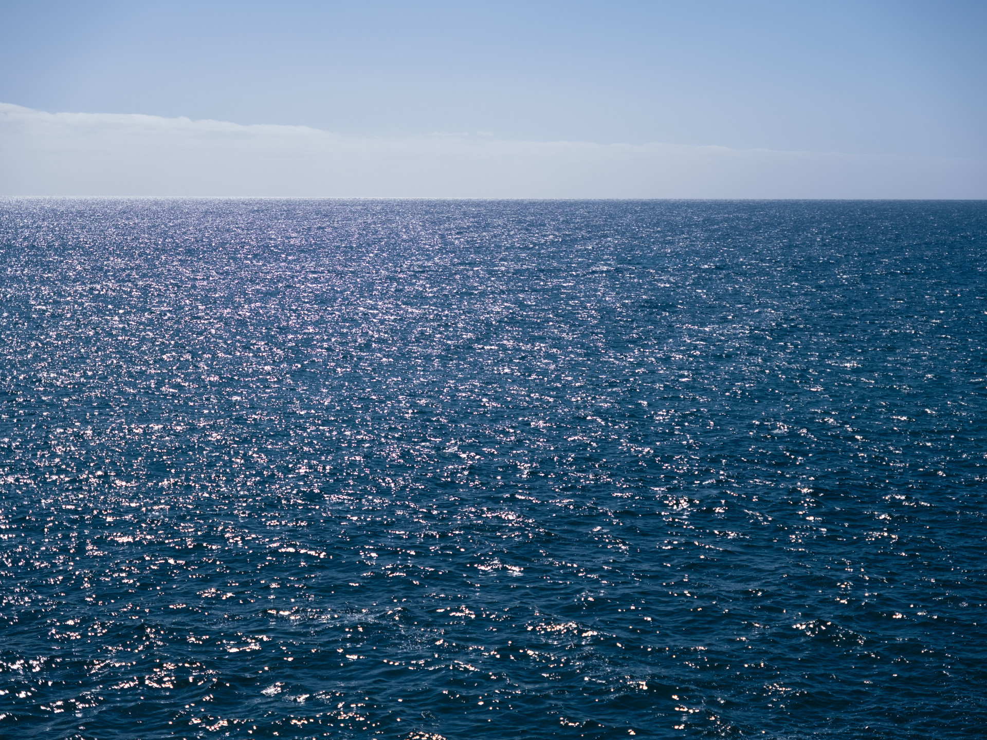 Shimmering Atlantic Ocean Horizon off Madeira