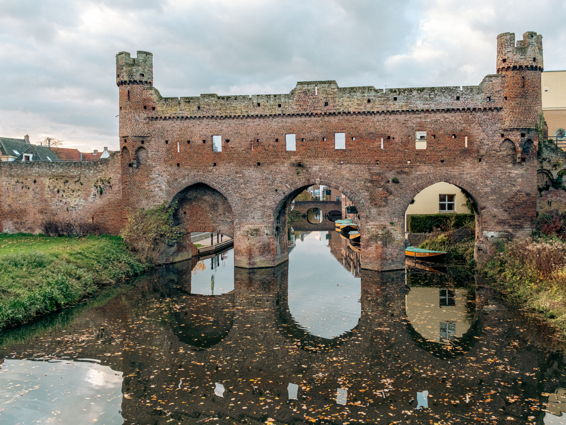 Medieval Brick Fortress Bridge