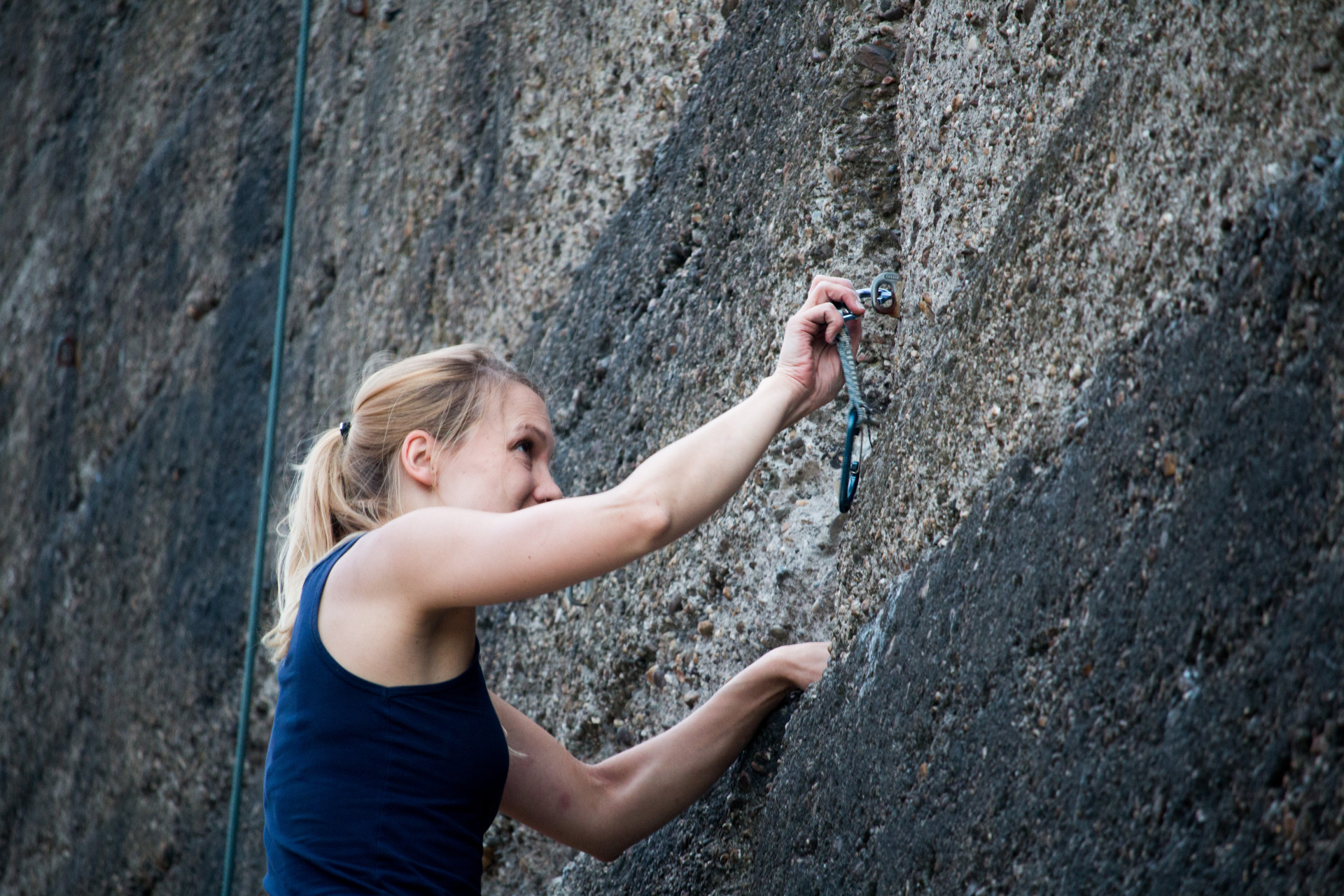 Focused Rock Climbing Challenge