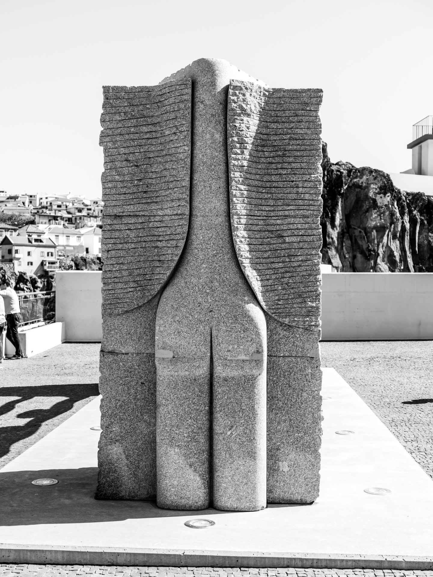 Abstract Stone Sculpture 'Anjo' by Ricardo Velosa, Funchal