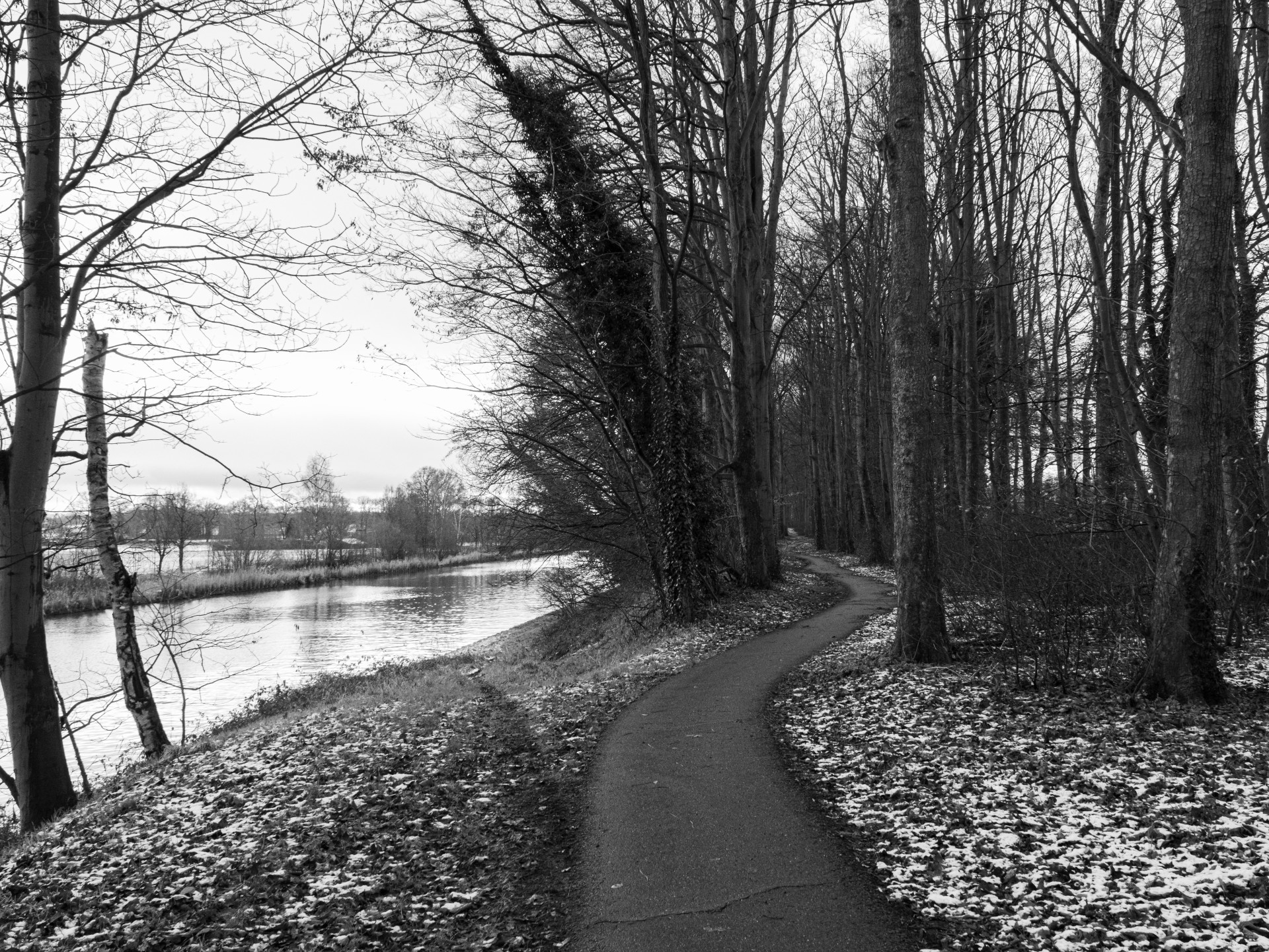 Winter Path by the Twente Canal