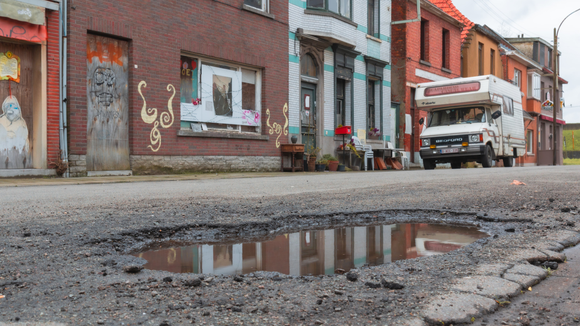 Reflections on Doel's Deserted Streets
