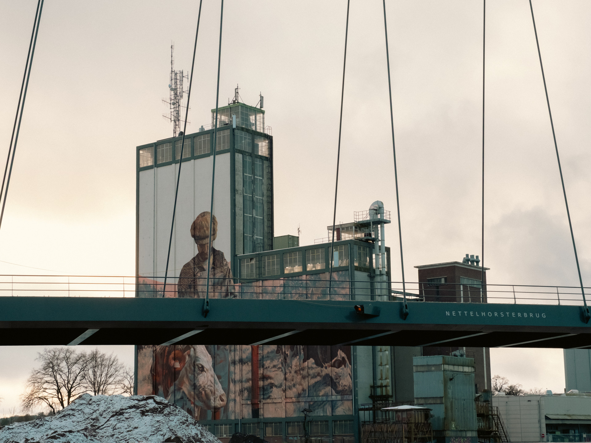 Industrial Mural Under Nettelhorster Bridge