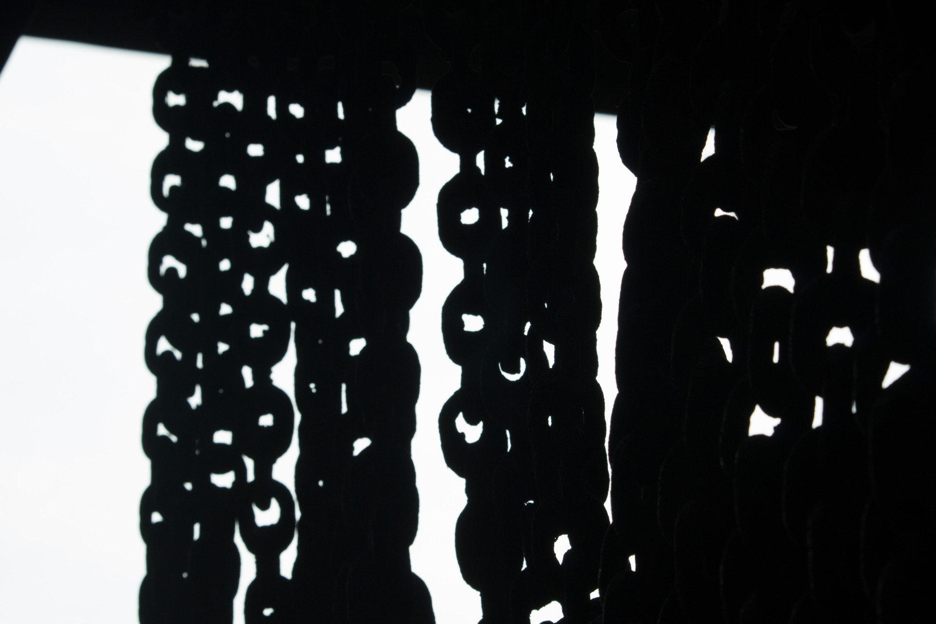 Chains Silhouette Against the Sky